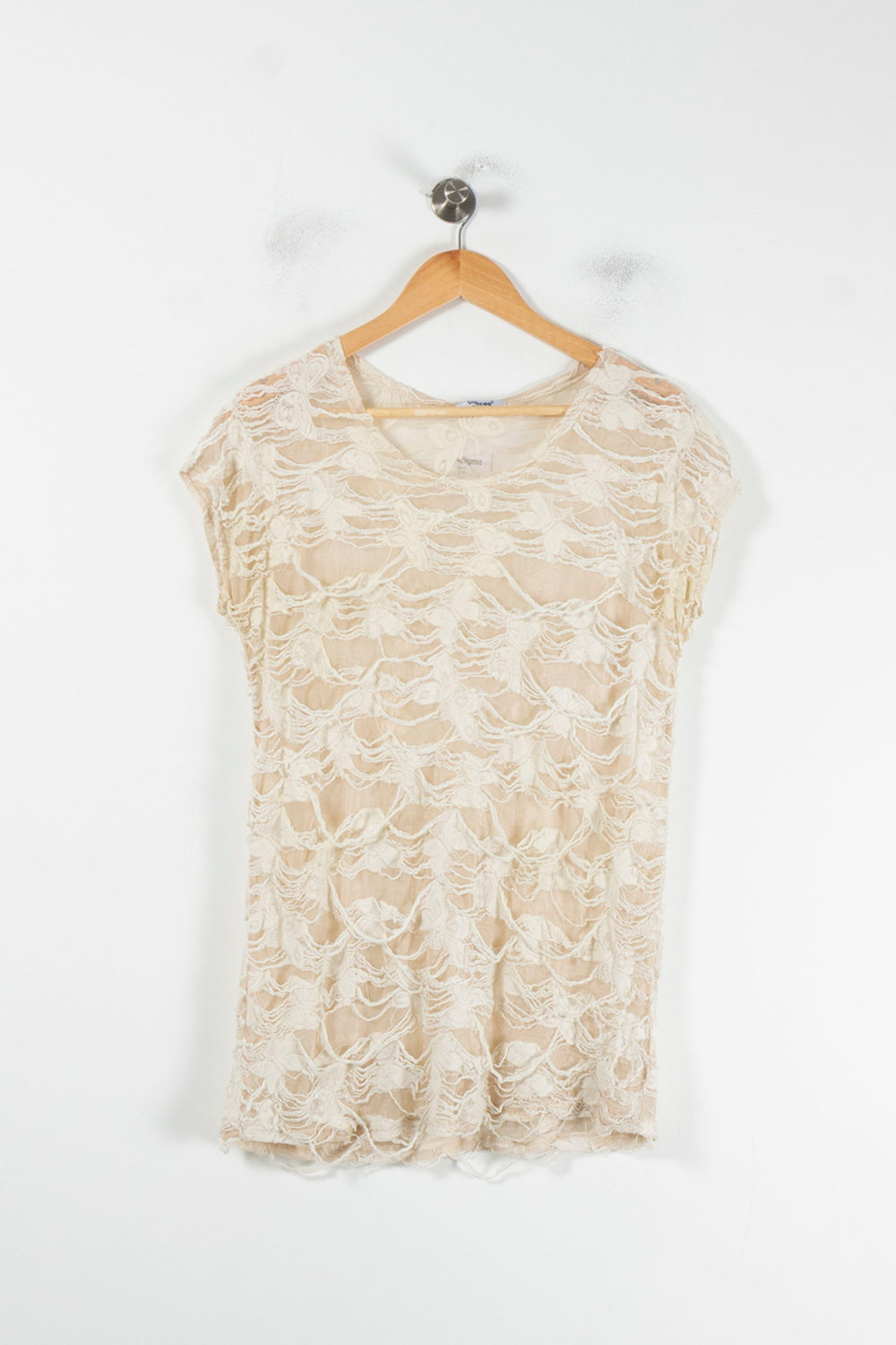 Robe Dentelle Beige - Taille M/38 de la marque Suncoo | PARAD87024 - Vendu par Paradigme - Image 2