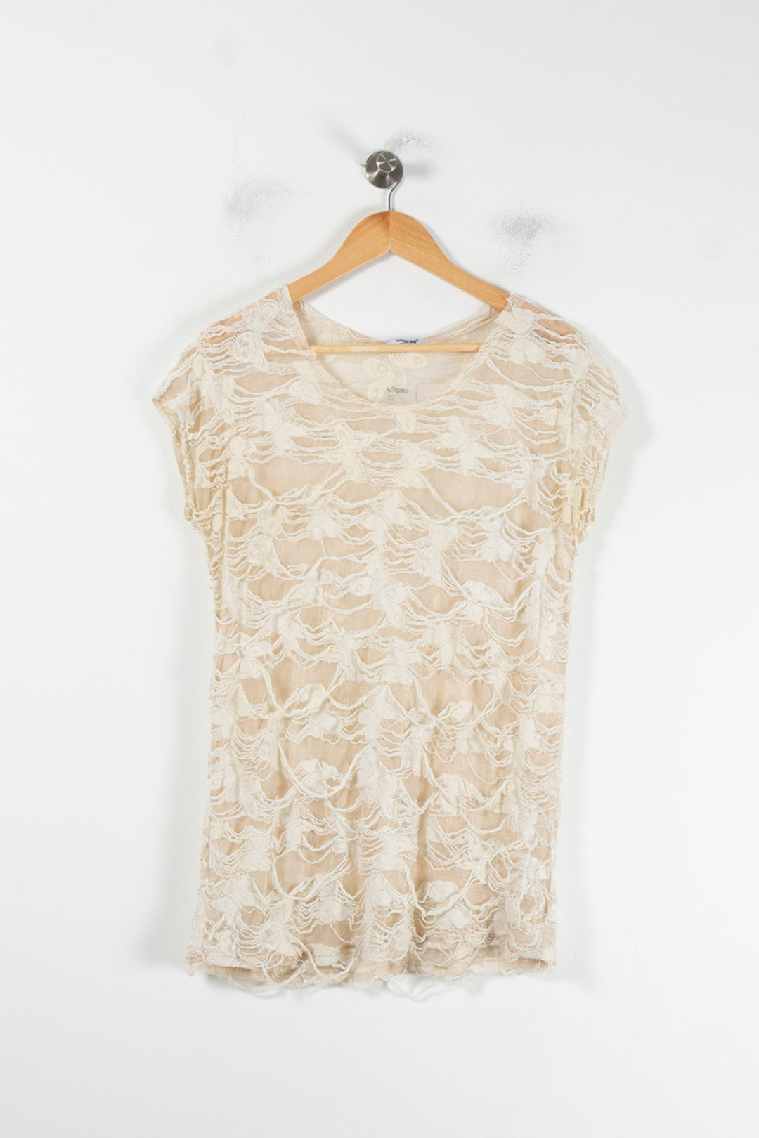 Robe Dentelle Beige - Taille M/38 de la marque Suncoo | PARAD87024 - Vendu par Paradigme - Image 2