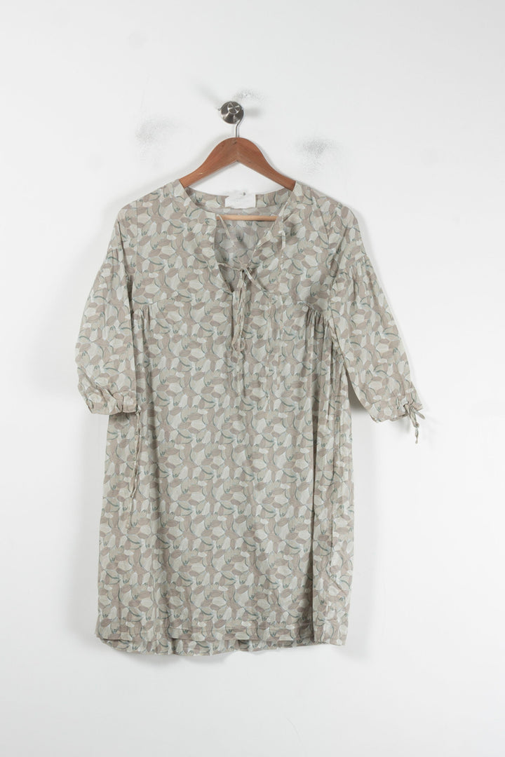 Robe Courte Verte et Beige - Taille XS/34 de la marque Sud express | PARAD87036 - Vendu par Paradigme - Image 2