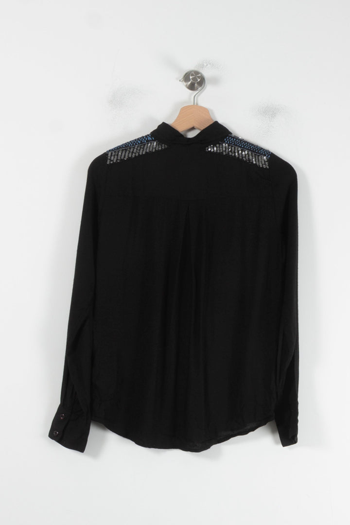 Chemise Noire - Taille XS/34 de la marque Bérénice | PARAD87037 - Vendu par Paradigme - Image 4