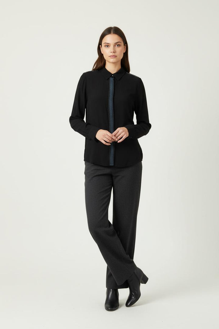 Chemise Noire - Taille XS/34 de la marque Bérénice | PARAD87037 - Vendu par Paradigme - Image 1