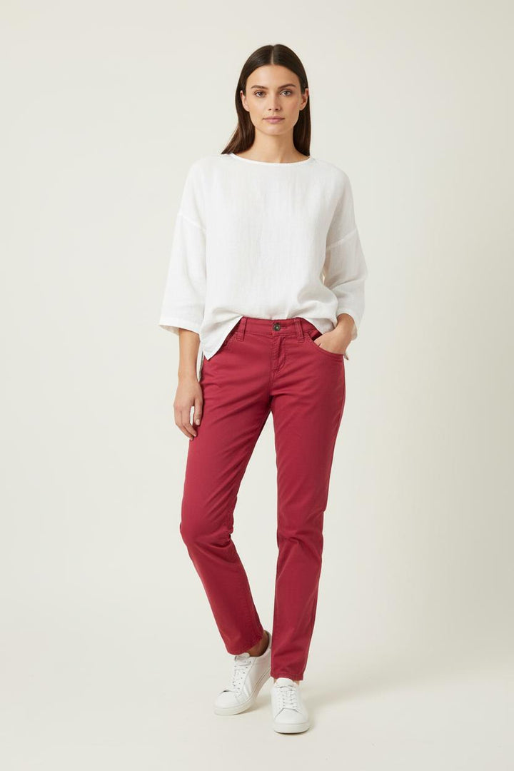 Pantalon Bordeaux - Taille M/38 de la marque Liu Jo | PARAD87041 - Vendu par Paradigme - Image 1