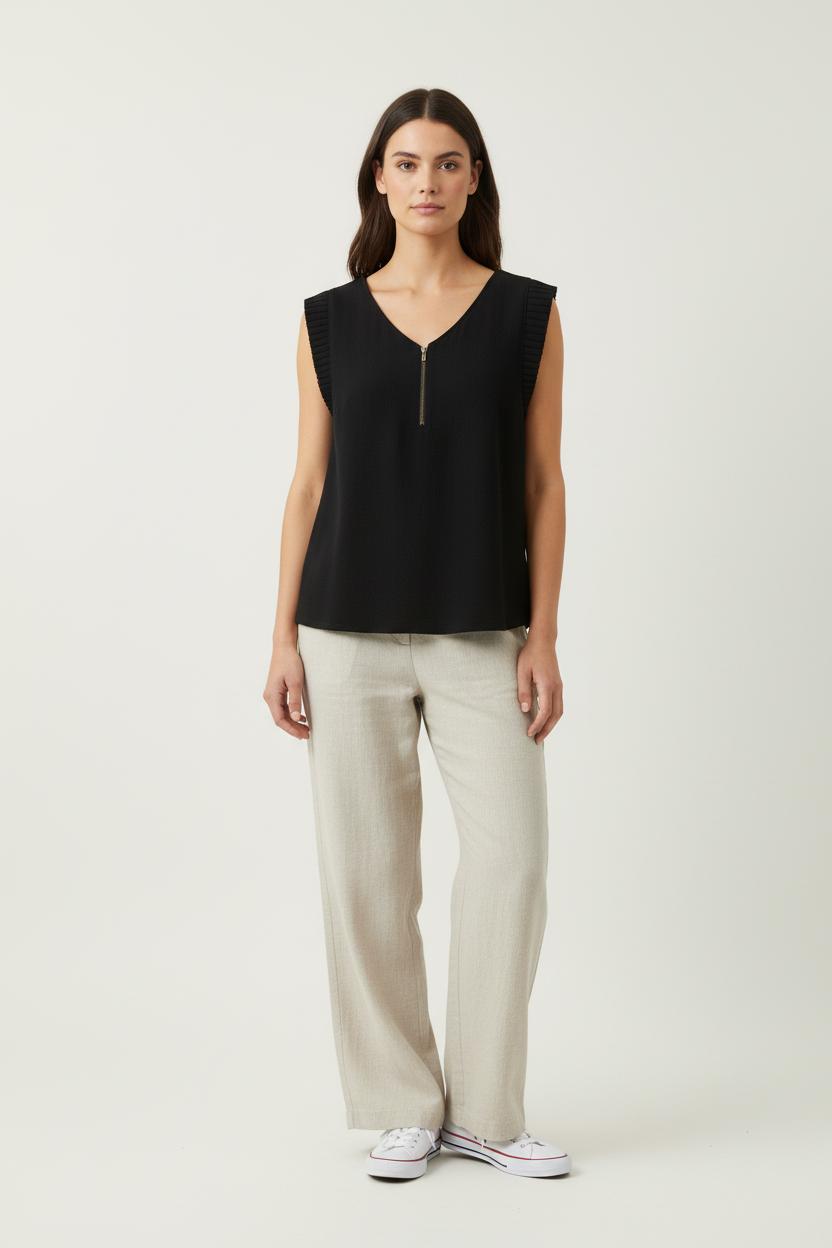 Débardeur Noir - Taille XS/34 de la marque I.Code | PARAD87042 - Vendu par Paradigme - Image 1