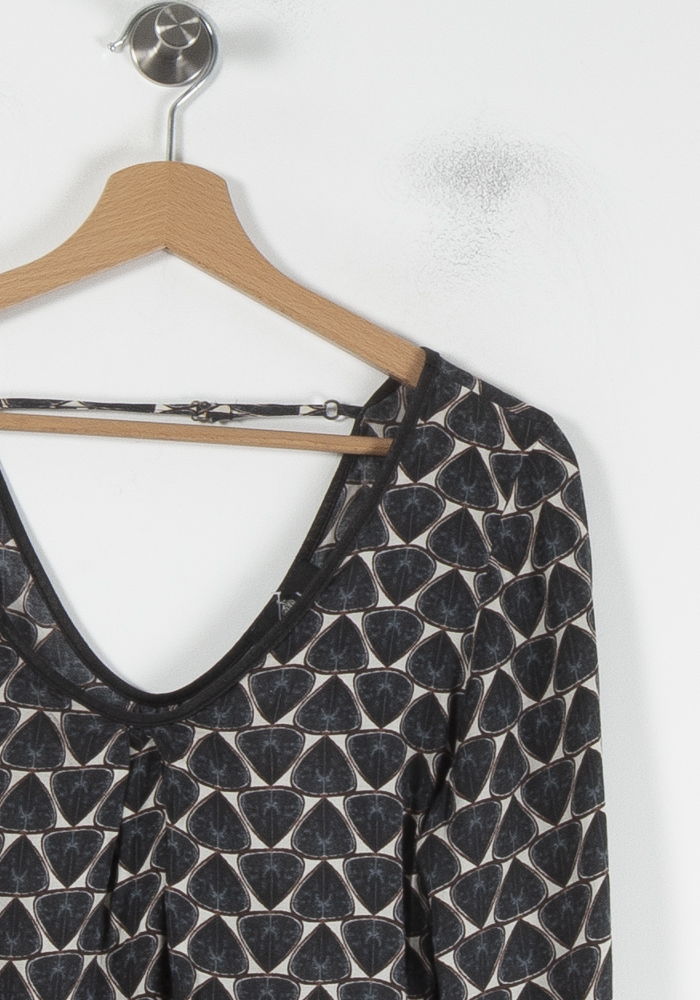 Blouse Noire et Beige - Taille M/38 de la marque One Step | PARAD87045 - Vendu par Paradigme - Image 3