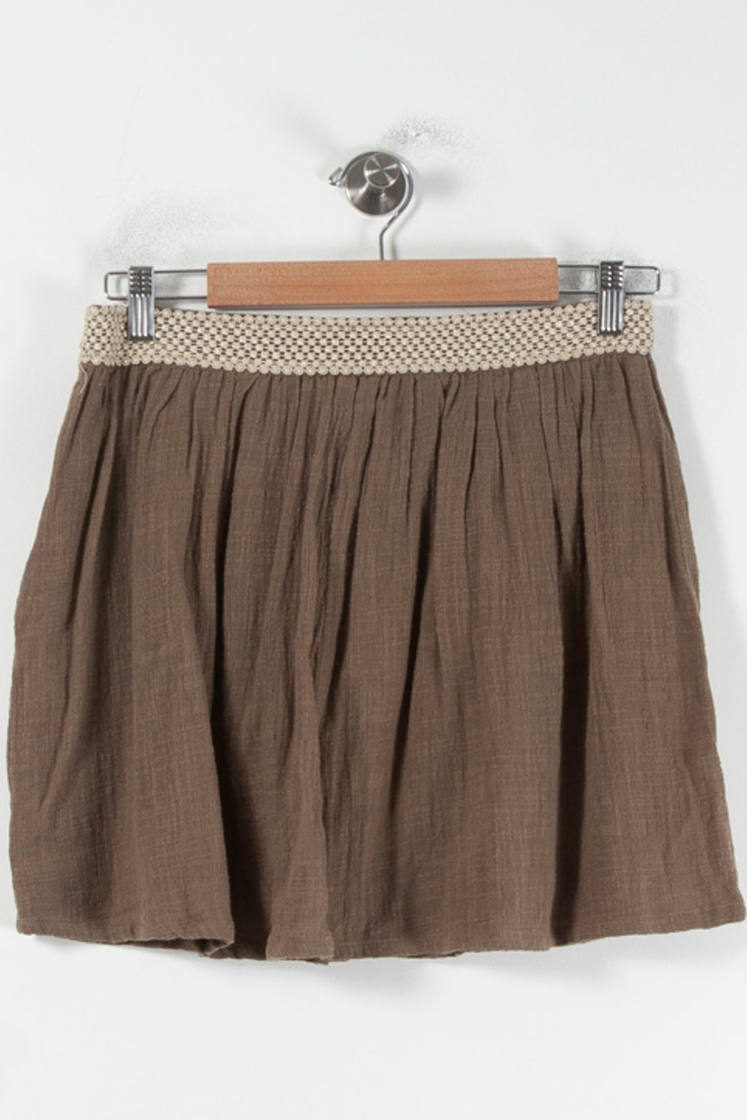 Jupe Courte Marron et Beige - Taille M/38 de la marque Grace & Mila | PARAD87046 - Vendu par Paradigme - Image 4