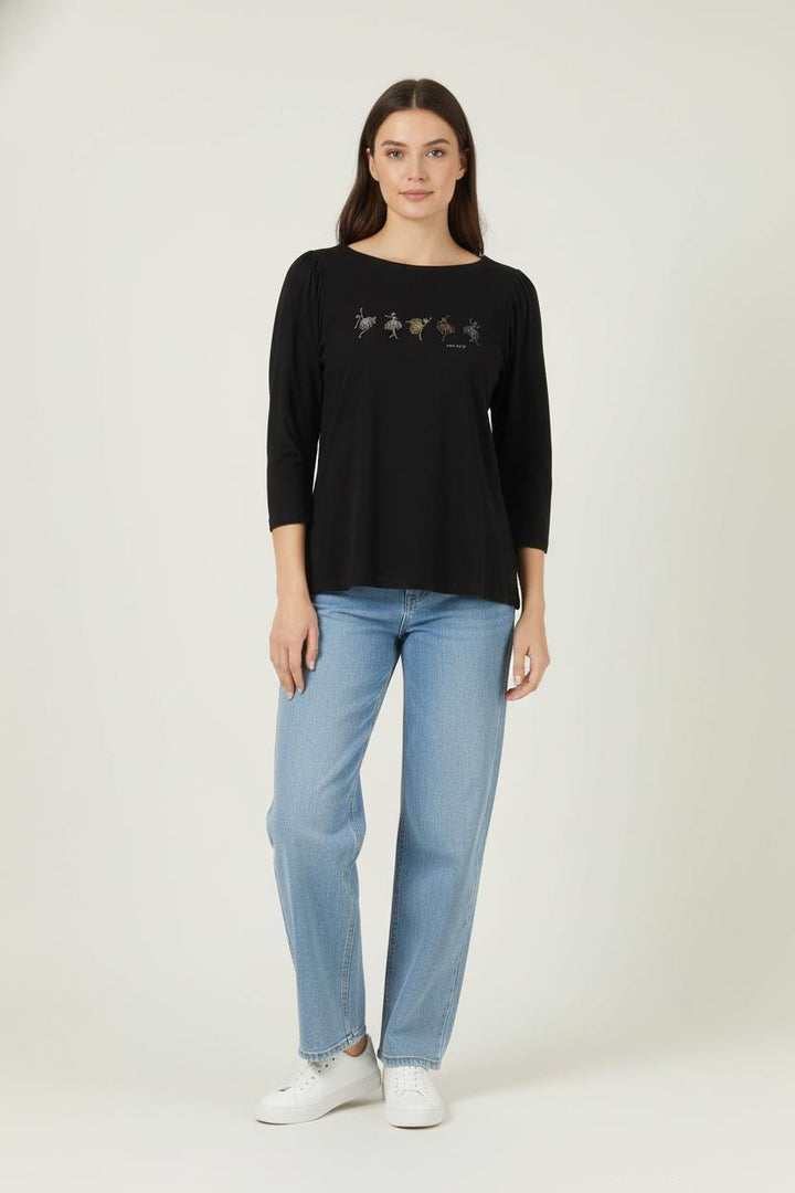 Tunique Noire - Taille XS/34 de la marque One Step | PARAD87053 - Vendu par Paradigme - Image 1