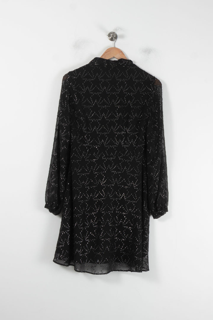 Robe Courte Noire - Taille S/36 de la marque Claudie Pierlot | PARAD87056 - Vendu par Paradigme - Image 4