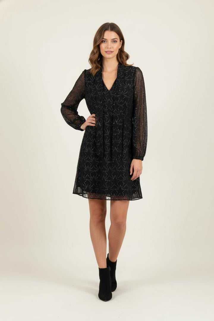 Robe Courte Noire - Taille S/36 de la marque Claudie Pierlot | PARAD87056 - Vendu par Paradigme - Image 1