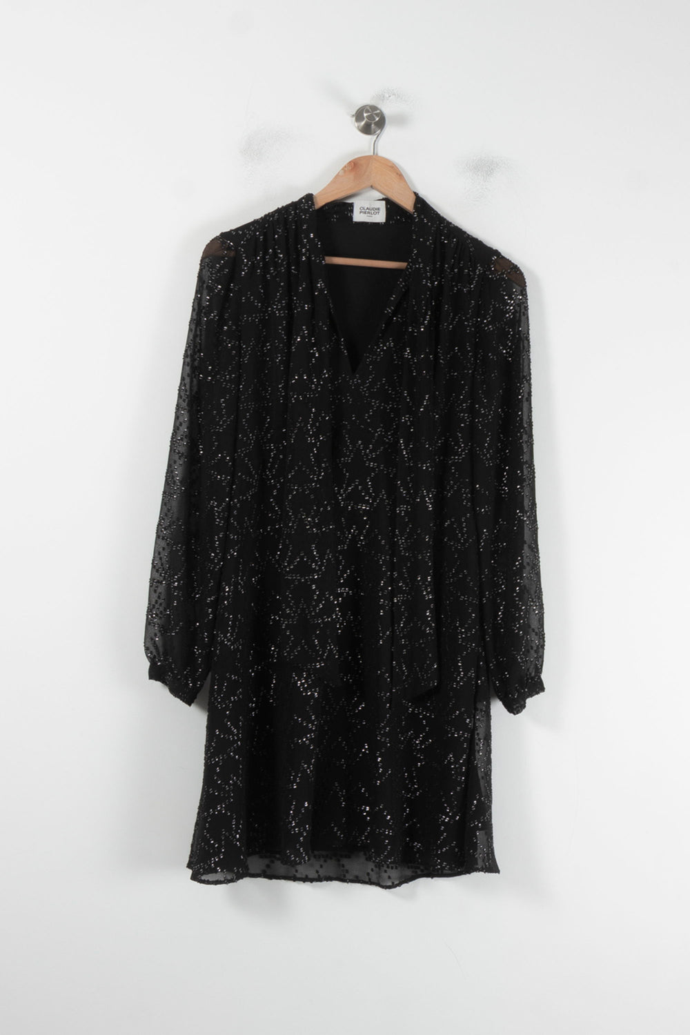 Robe Courte Noire - Taille S/36 de la marque Claudie Pierlot | PARAD87056 - Vendu par Paradigme - Image 2