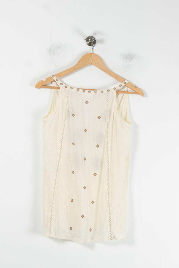 Débardeur Beige - Taille S/36 de la marque Sézane | PARAD87059 - Vendu par Paradigme - Image 4