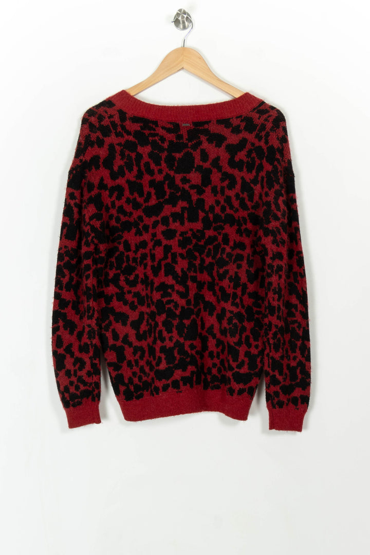 Pull Rouge et Noir - Taille L/40 de la marque IKKS | PARAD87061 - Vendu par Paradigme - Image 4