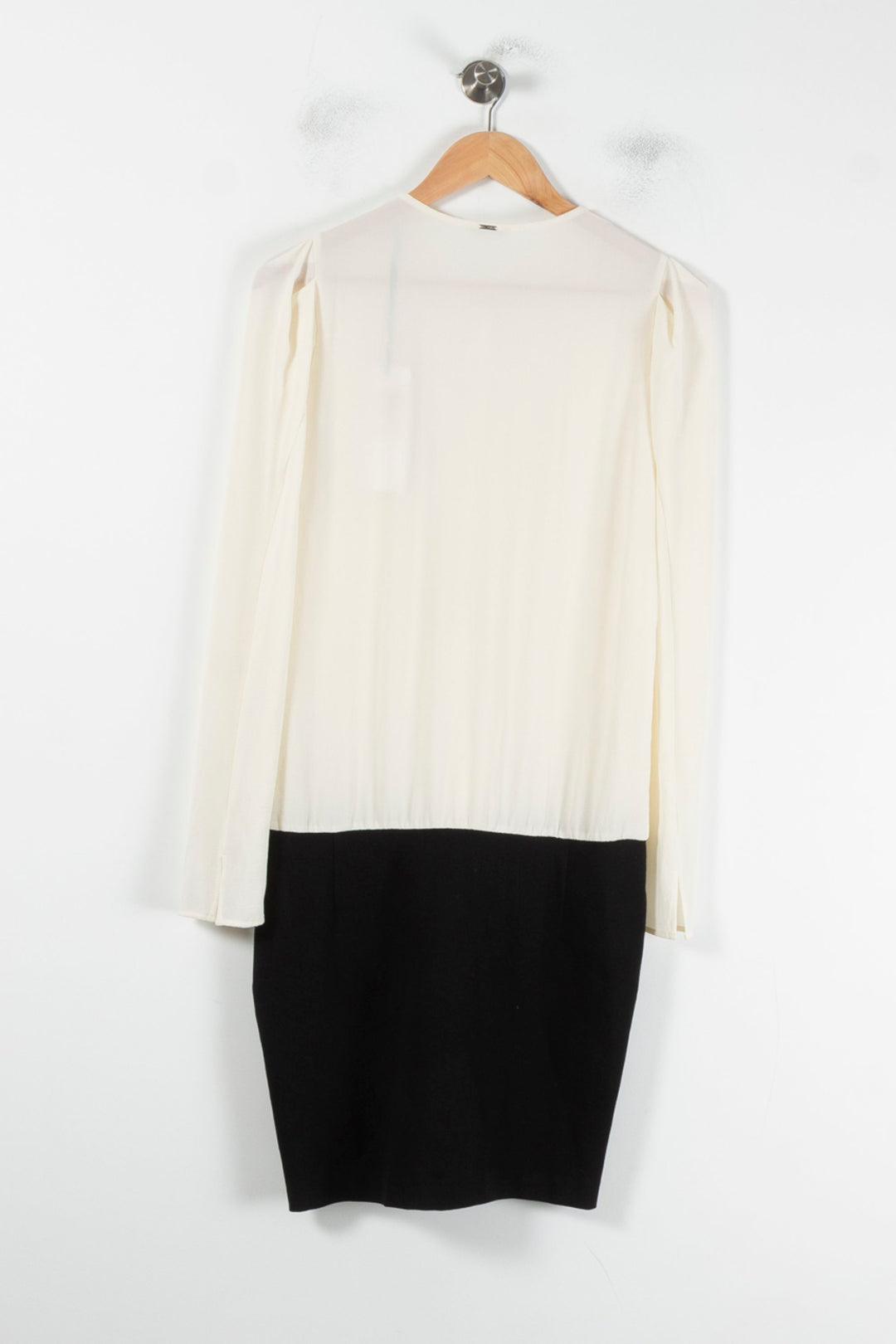 Robe Midi Beige et Noire - Taille S/36 de la marque IKKS | PARAD87062 - Vendu par Paradigme - Image 4