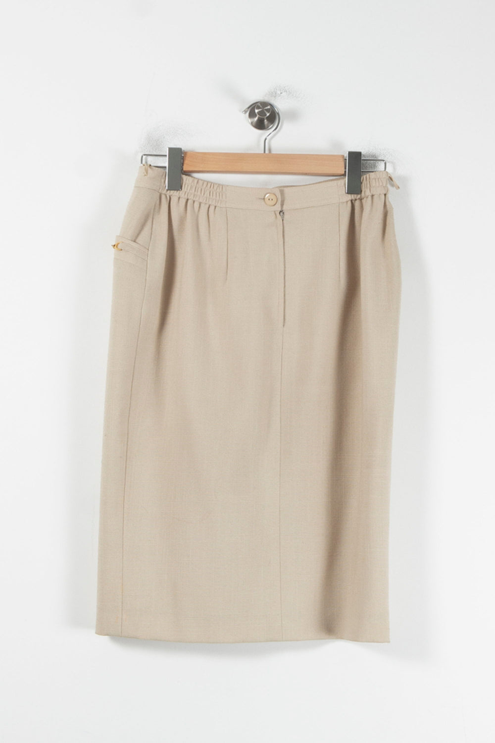 Jupe Droite Beige - Taille XL/42 de la marque Weill | PARAD87069 - Vendu par Paradigme - Image 2