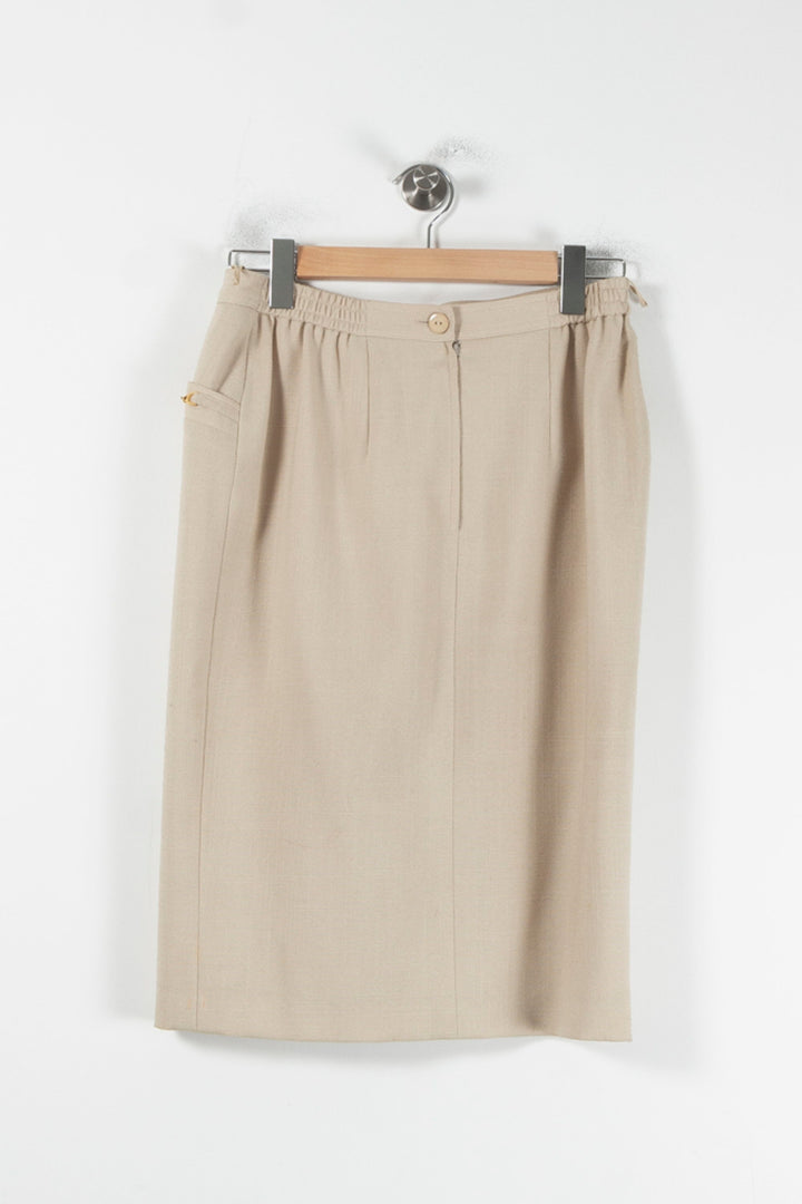 Jupe Droite Beige - Taille XL/42 de la marque Weill | PARAD87069 - Vendu par Paradigme - Image 2