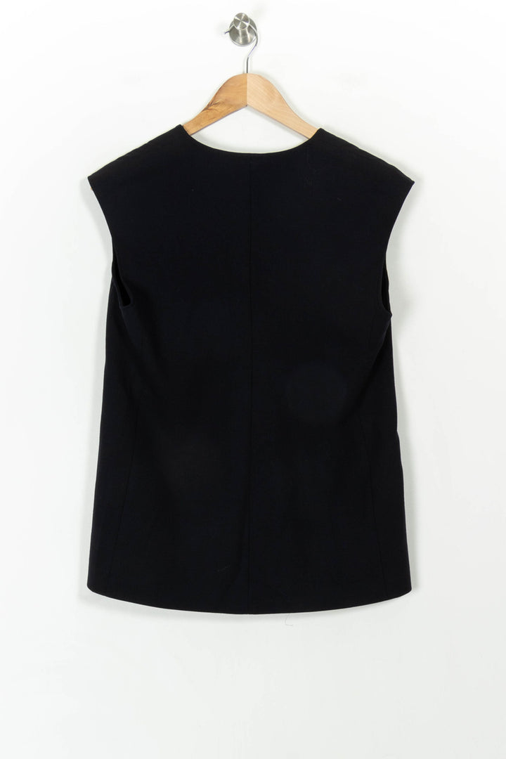 Gilet Bleu - Taille L/40 de la marque Max Mara | PARAD87077 - Vendu par Paradigme - Image 4