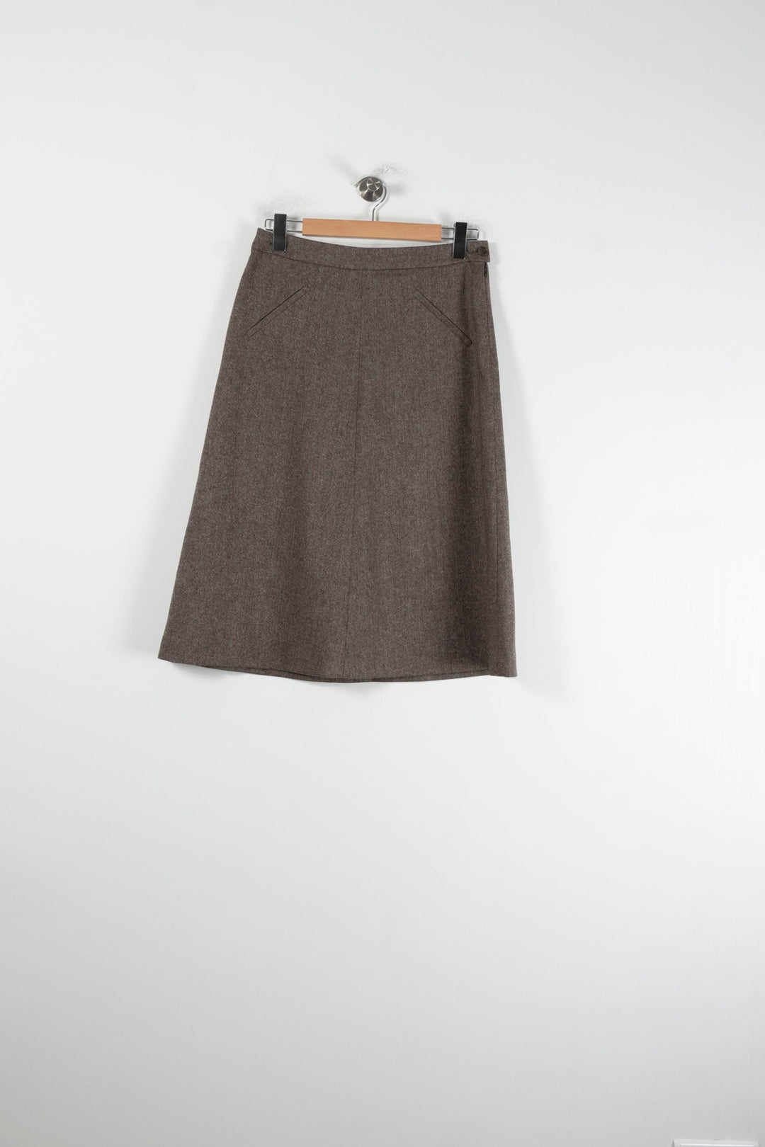 Jupe Longue Marron - Taille M/38 de la marque Agnès b. | PARAD87078 - Vendu par Paradigme - Image 4