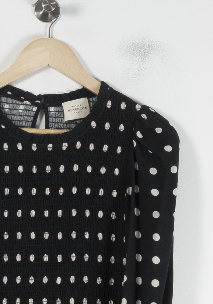 Robe Noire et Blanche - Taille L/40 de la marque Petite Mendigote | PARAD87079 - Vendu par Paradigme - Image 3