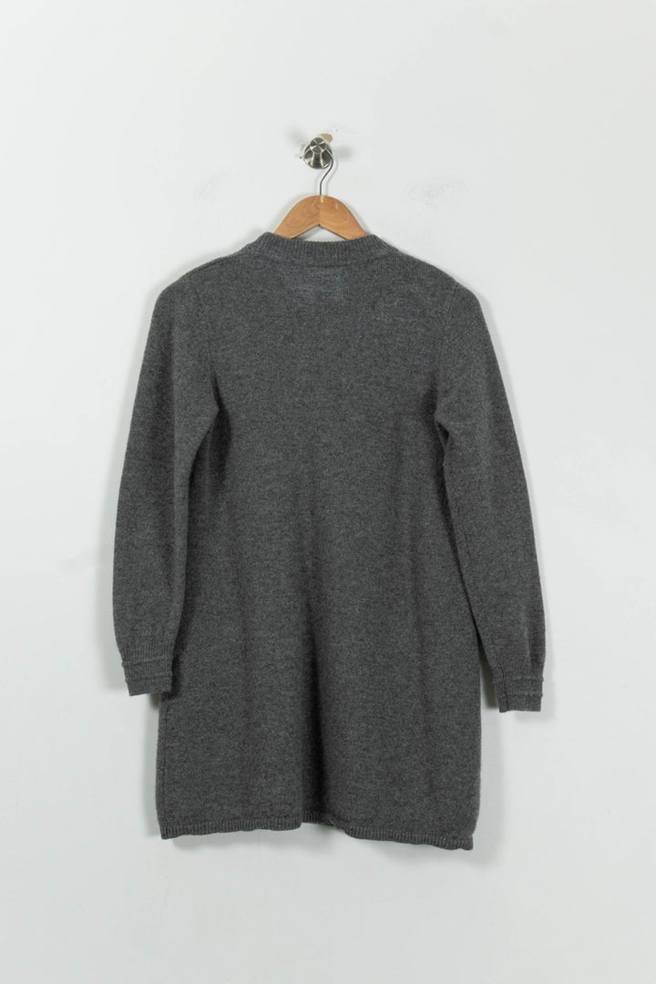 Robe Pull Grise - Taille S/36 de la marque Petite Mendigote | PARAD87081 - Vendu par Paradigme - Image 4