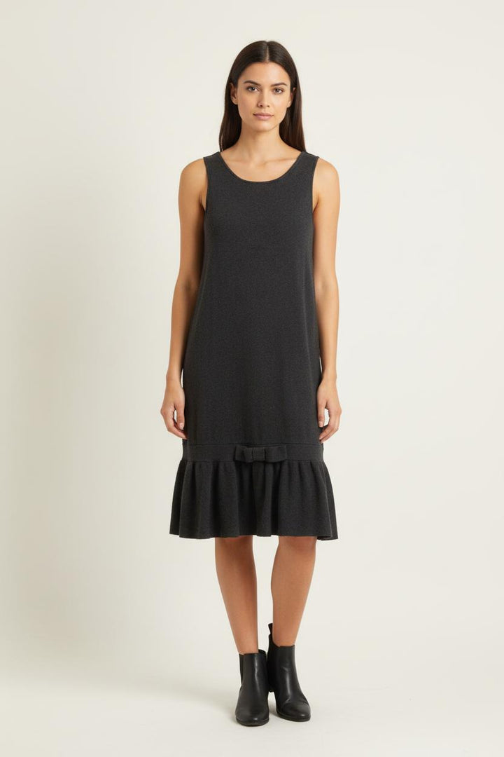 Robe Sans Manches Grise - Taille L/40 de la marque La Fée Maraboutée | PARAD87106 - Vendu par Paradigme - Image 1