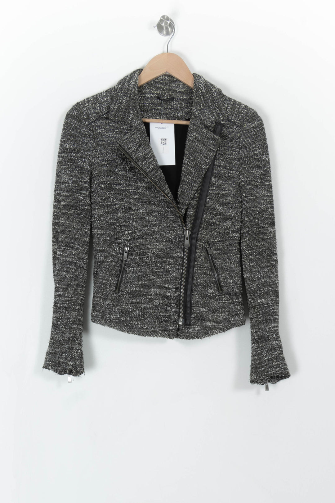 Veste Noire et Grise - Taille S/36 de la marque IKKS | PARAD87108 - Vendu par Paradigme - Image 4