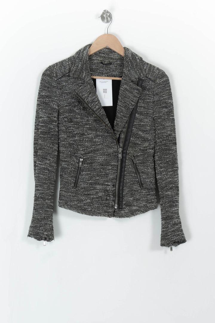 Veste Noire et Grise - Taille S/36 de la marque IKKS | PARAD87108 - Vendu par Paradigme - Image 4