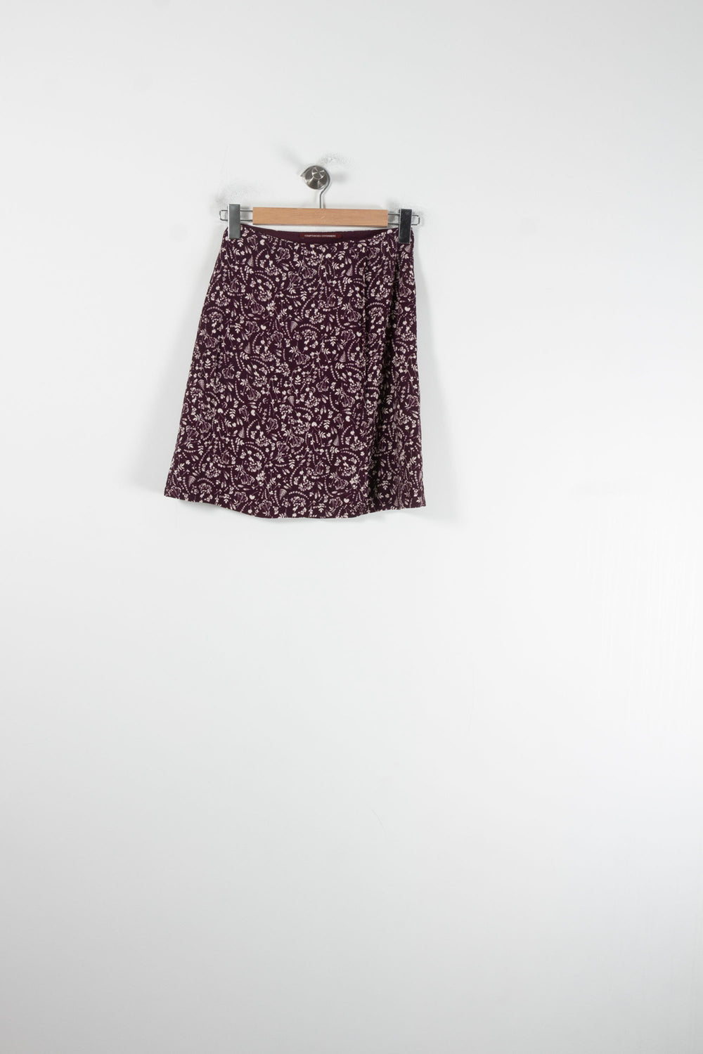 Jupe Imprimée Bordeaux et Blanc - Taille XS/34 de la marque Comptoir des Cotonniers | PARAD87129 - Vendu par Paradigme - Image 2