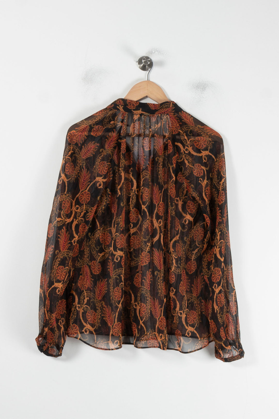 Blouse Noire et Orange - Taille S/36 de la marque IKKS | PARAD87141 - Vendu par Paradigme - Image 4