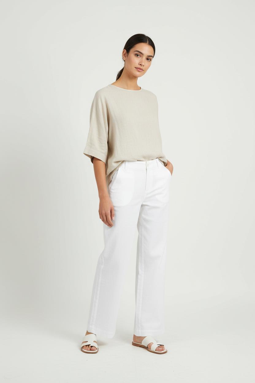 Pantalon Large Blanc - Taille S/36 de la marque Kookai | PARAD87146 - Vendu par Paradigme - Image 1