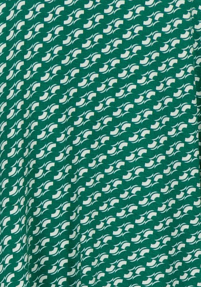 Blouse Verte et Blanche - Taille L/40 de la marque Caroll | PARAD87147 - Vendu par Paradigme - Image 3