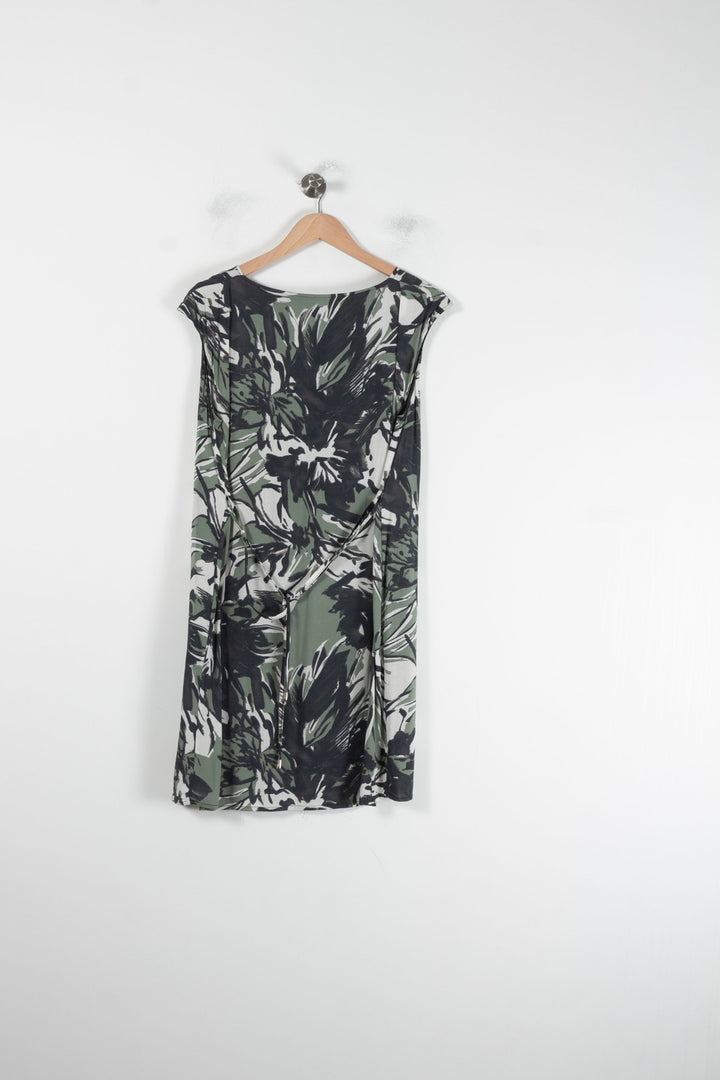 Robe Verte et Noire - Taille L/40 de la marque La Fée Maraboutée | PARAD87149 - Vendu par Paradigme - Image 4