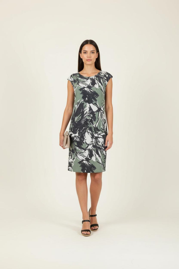 Robe Verte et Noire - Taille L/40 de la marque La Fée Maraboutée | PARAD87149 - Vendu par Paradigme - Image 1