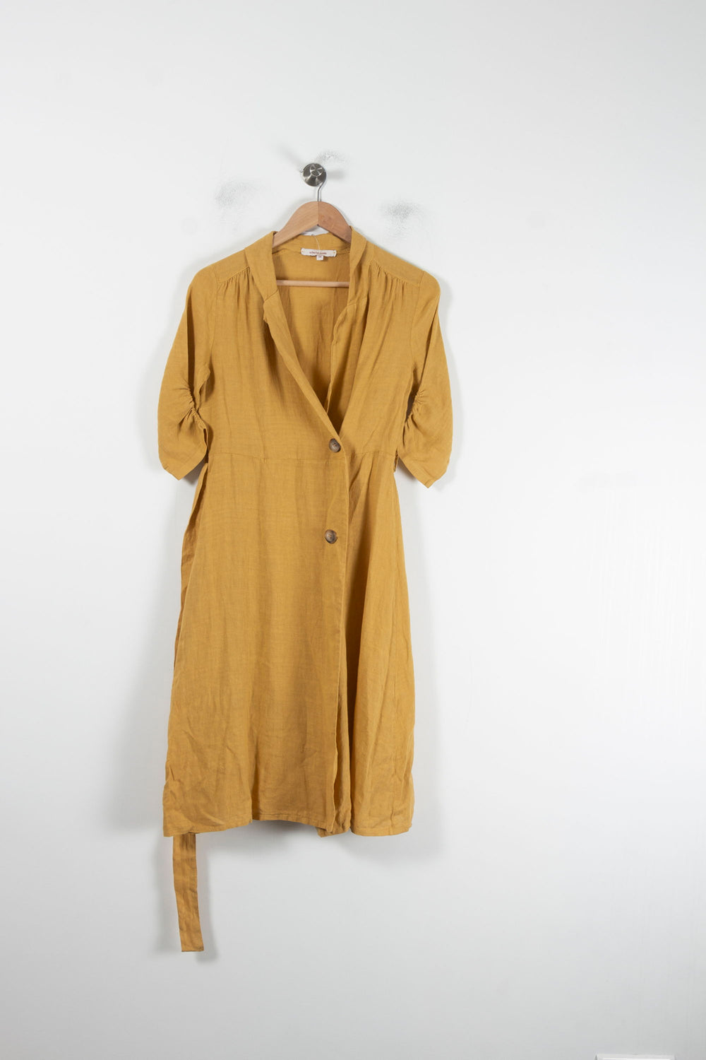 Robe Chemise Jaune - Taille XS/34 de la marque La Fée Maraboutée | PARAD87152 - Vendu par Paradigme - Image 2