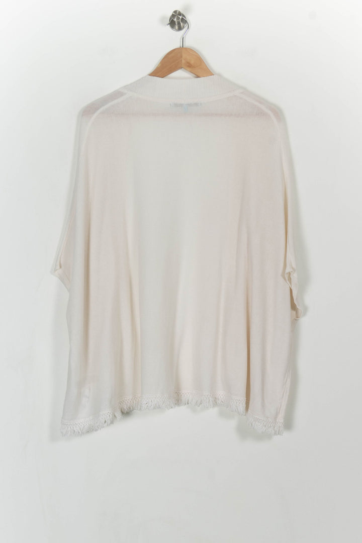 Kimono Blanc - Taille XS/34 de la marque La Fée Maraboutée | PARAD87162 - Vendu par Paradigme - Image 4