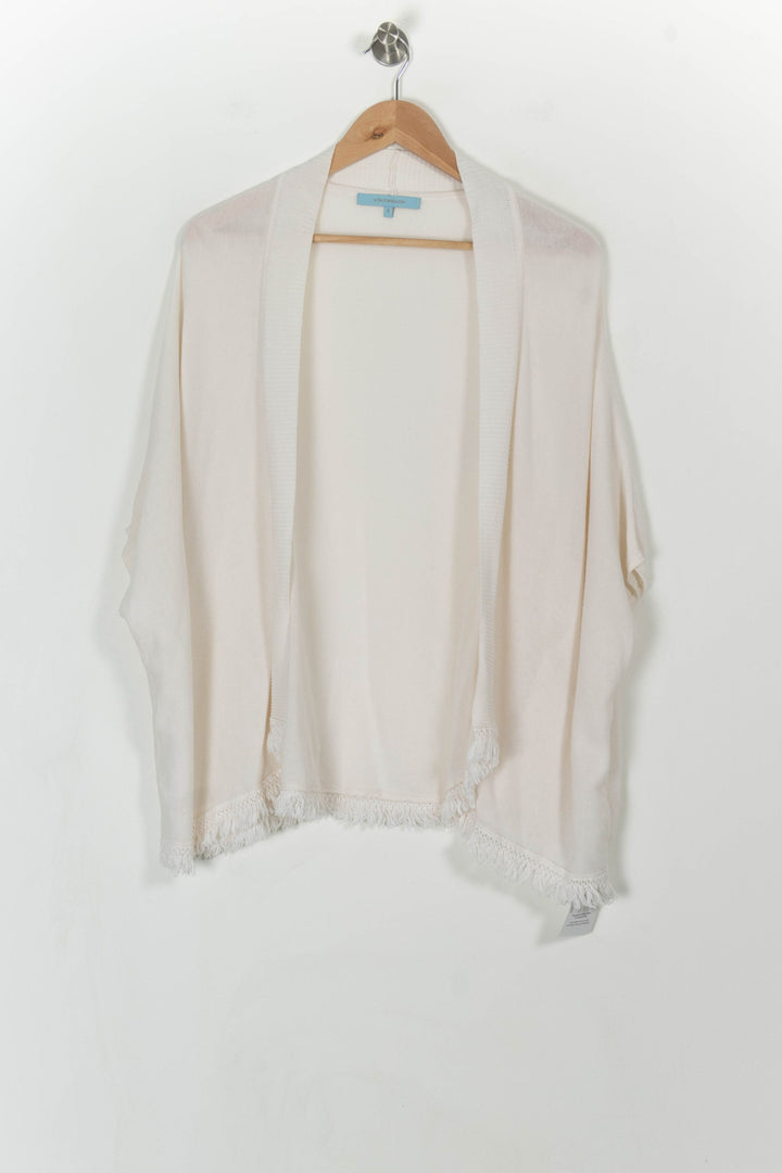 Kimono Blanc - Taille XS/34 de la marque La Fée Maraboutée | PARAD87162 - Vendu par Paradigme - Image 2