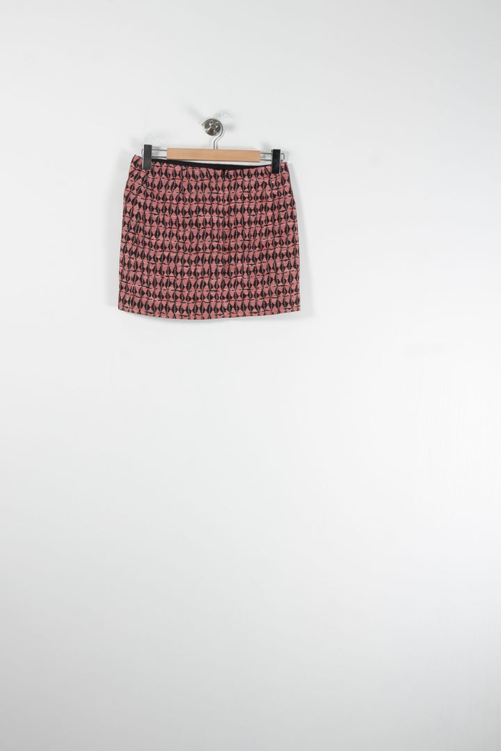 Jupe Courte Rose et Noire - Taille M/38 de la marque Maje | PARAD87169 - Vendu par Paradigme - Image 4