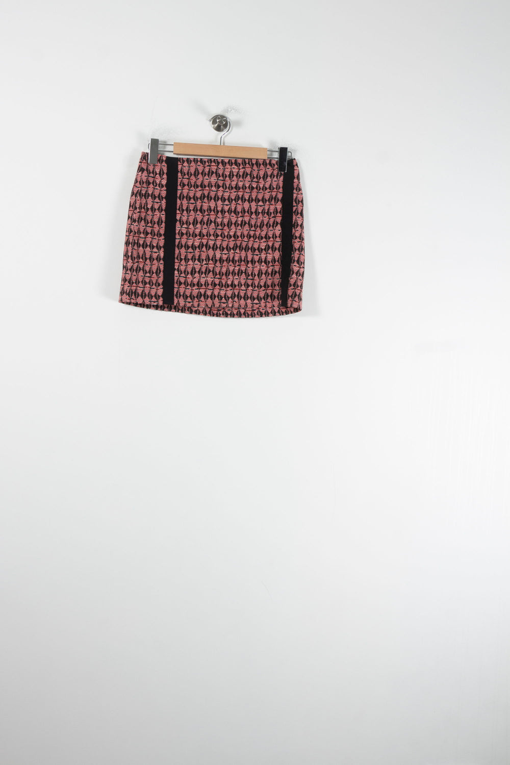 Jupe Courte Rose et Noire - Taille M/38 de la marque Maje | PARAD87169 - Vendu par Paradigme - Image 2