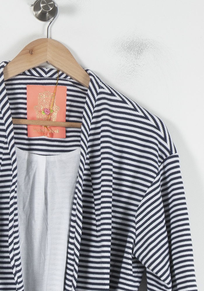 Veste Bleu et Blanc - Taille L/40 de la marque Manoush | PARAD87176 - Vendu par Paradigme - Image 3