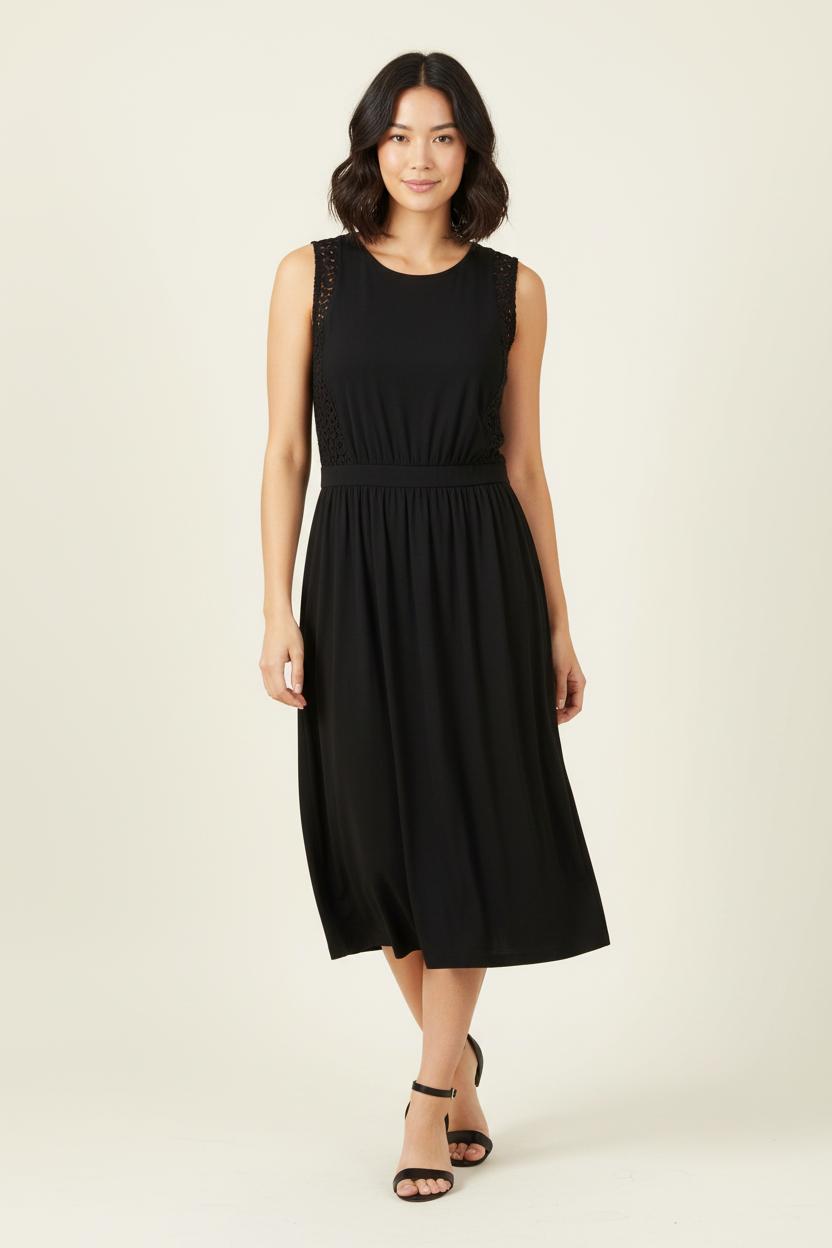 Robe Midi Noire - Taille S/36 de la marque Comptoir des Cotonniers | PARAD87180 - Vendu par Paradigme - Image 1