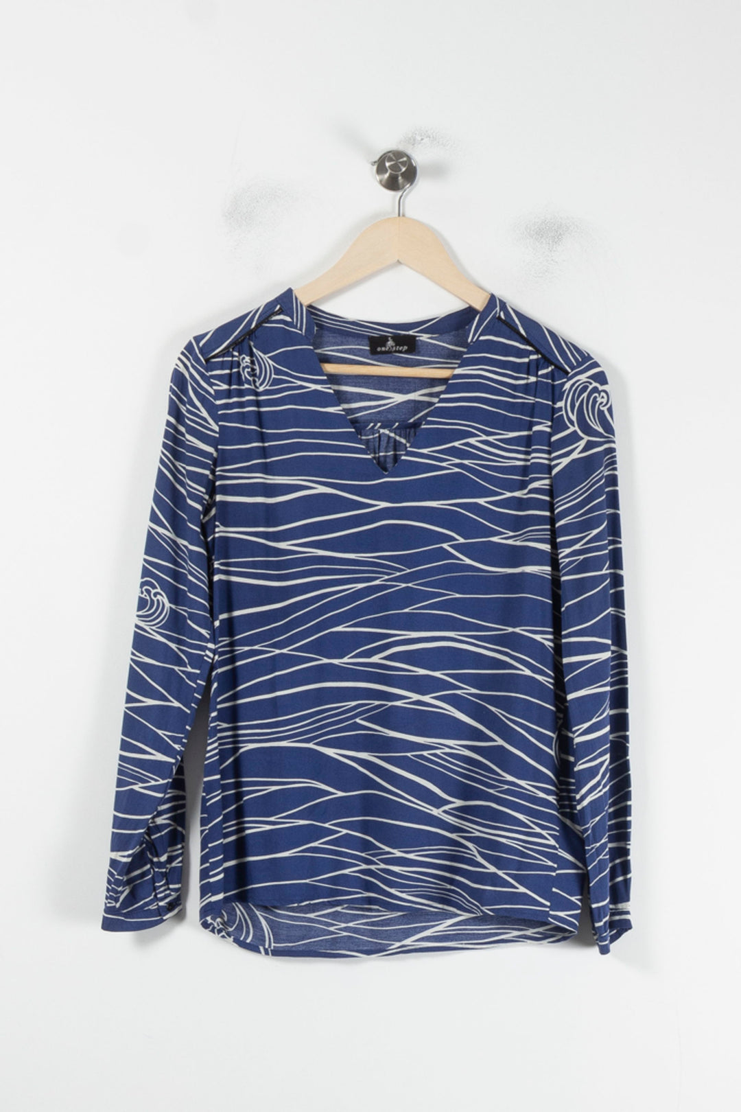 Blouse Bleue et Blanche - Taille XS/34 de la marque One Step | PARAD87186 - Vendu par Paradigme - Image 2