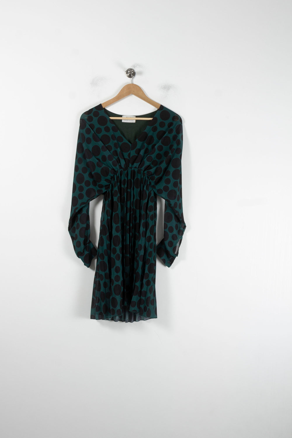 Robe Midi Verte et Noire - Taille XS/34 de la marque Sud express | PARAD87187 - Vendu par Paradigme - Image 2