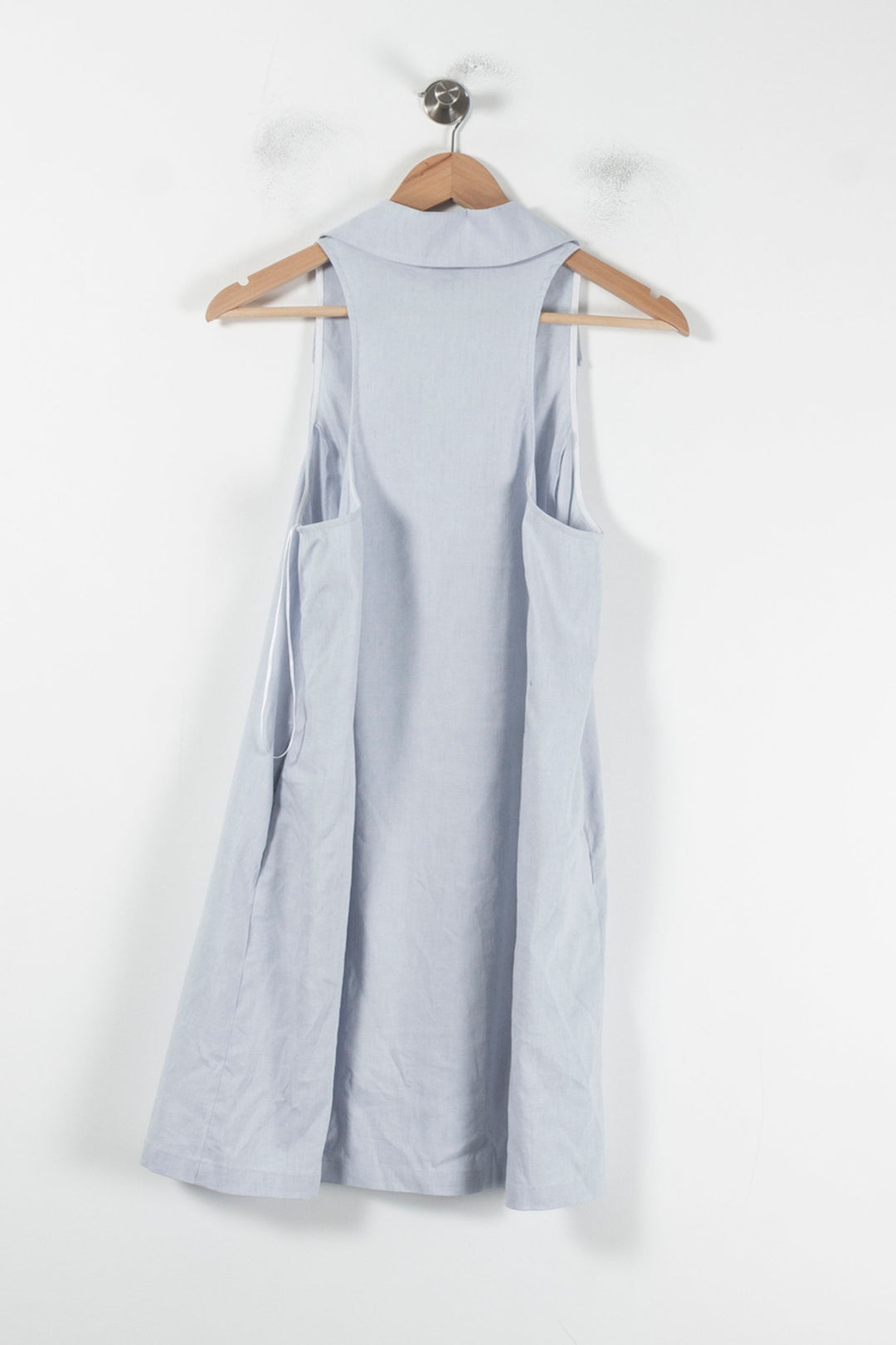 Robe Chemise Bleue - Taille L/40 de la marque Claudie Pierlot | PARAD87189 - Vendu par Paradigme - Image 4