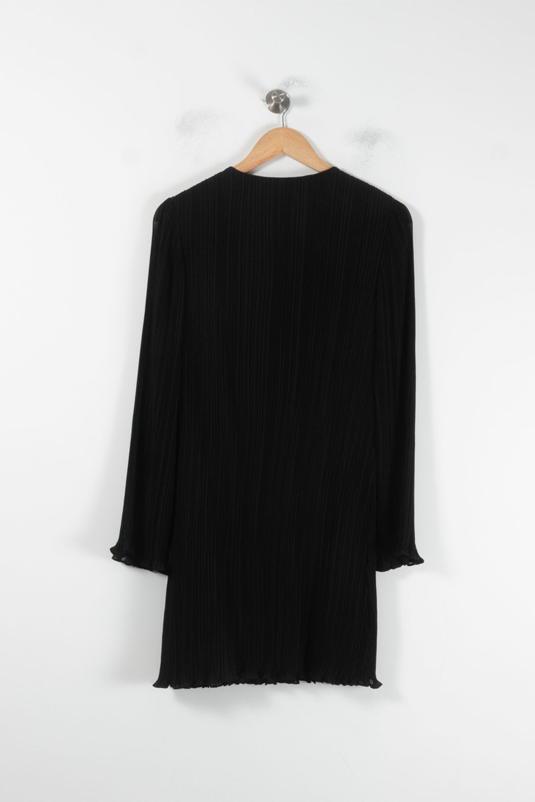Robe Plissée Noire - Taille L/40 de la marque Claudie Pierlot | PARAD87190 - Vendu par Paradigme - Image 4