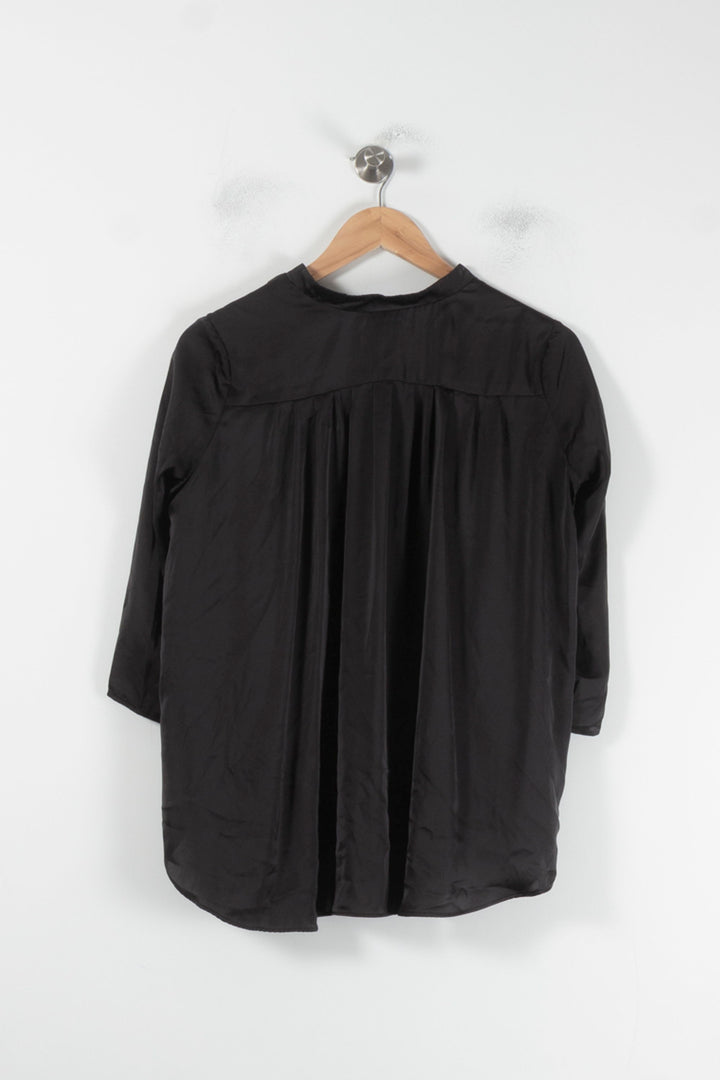 Blouse Noire - Taille S/36 de la marque Claudie Pierlot | PARAD87195 - Vendu par Paradigme - Image 4