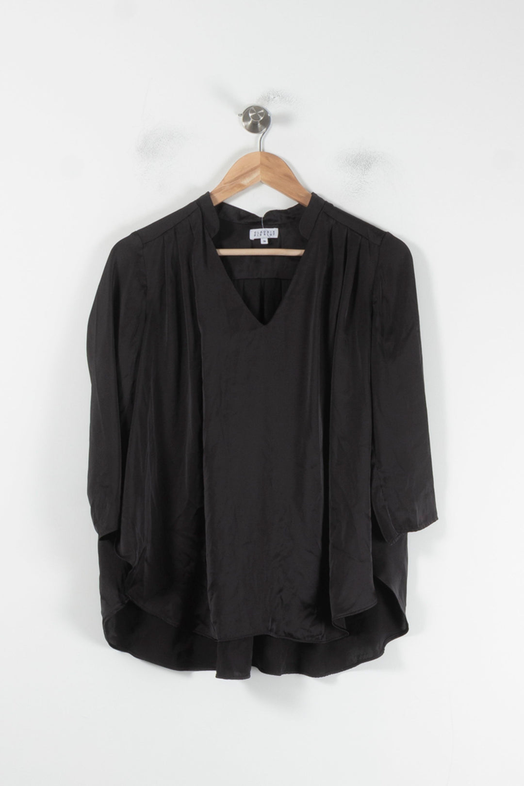 Blouse Noire - Taille S/36 de la marque Claudie Pierlot | PARAD87195 - Vendu par Paradigme - Image 2