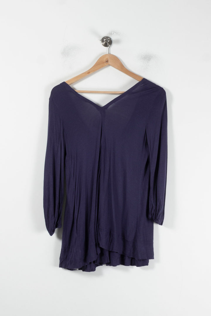 Blouse Violette - Taille S/36 de la marque Maje | PARAD87206 - Vendu par Paradigme - Image 2