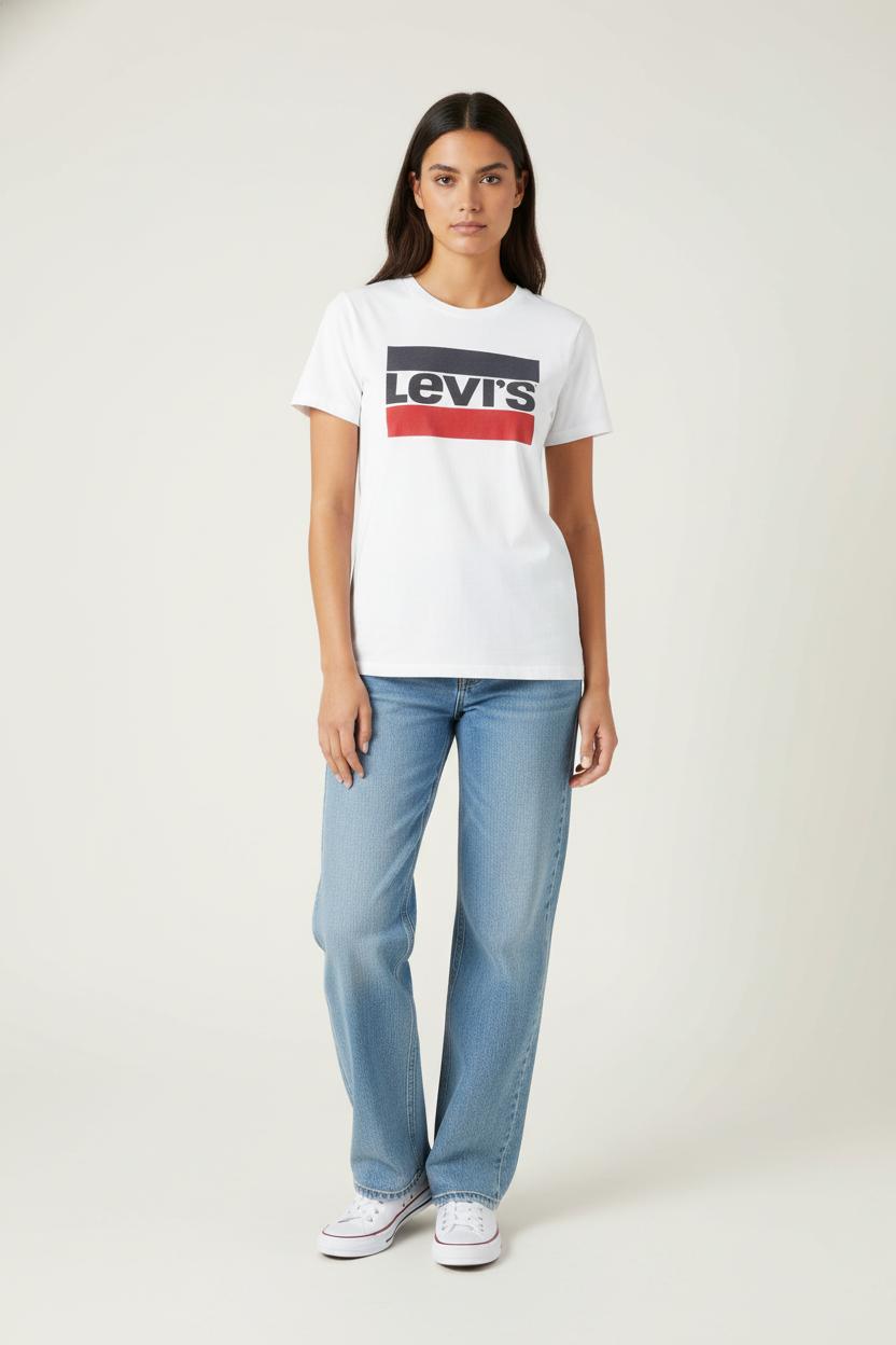 Tee-shirt Blanc - Taille XS/34 de la marque Levi's | PARAD87217 - Vendu par Paradigme - Image 1