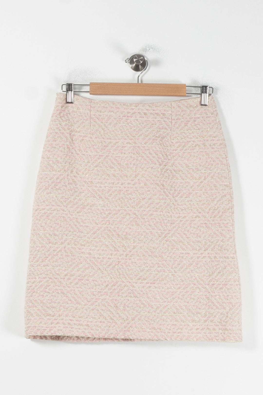 Jupe Droite Rose et Beige - Taille M/38 de la marque Weill | PARAD87225 - Vendu par Paradigme - Image 4