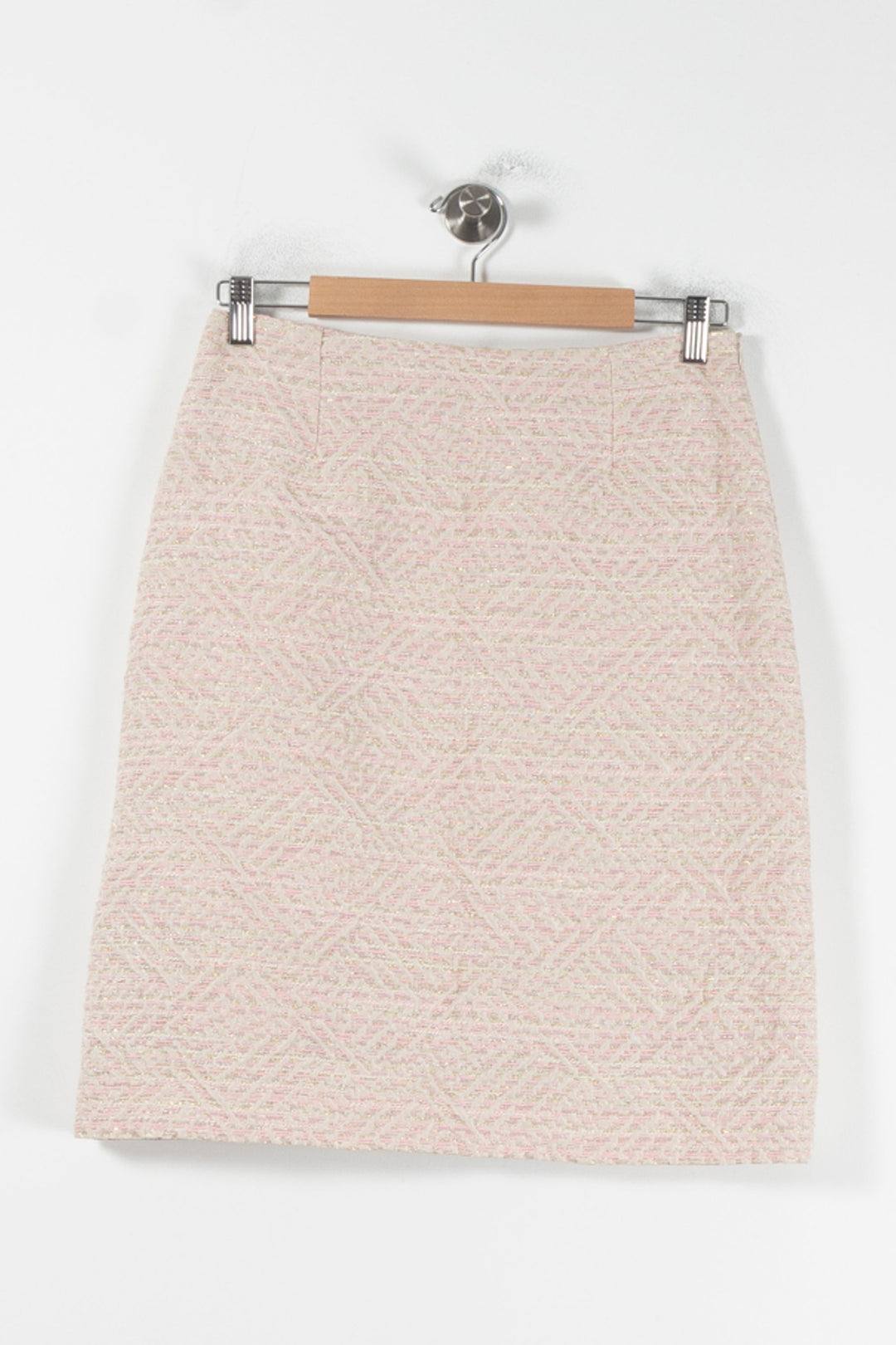 Jupe Droite Rose et Beige - Taille M/38 de la marque Weill | PARAD87225 - Vendu par Paradigme - Image 2