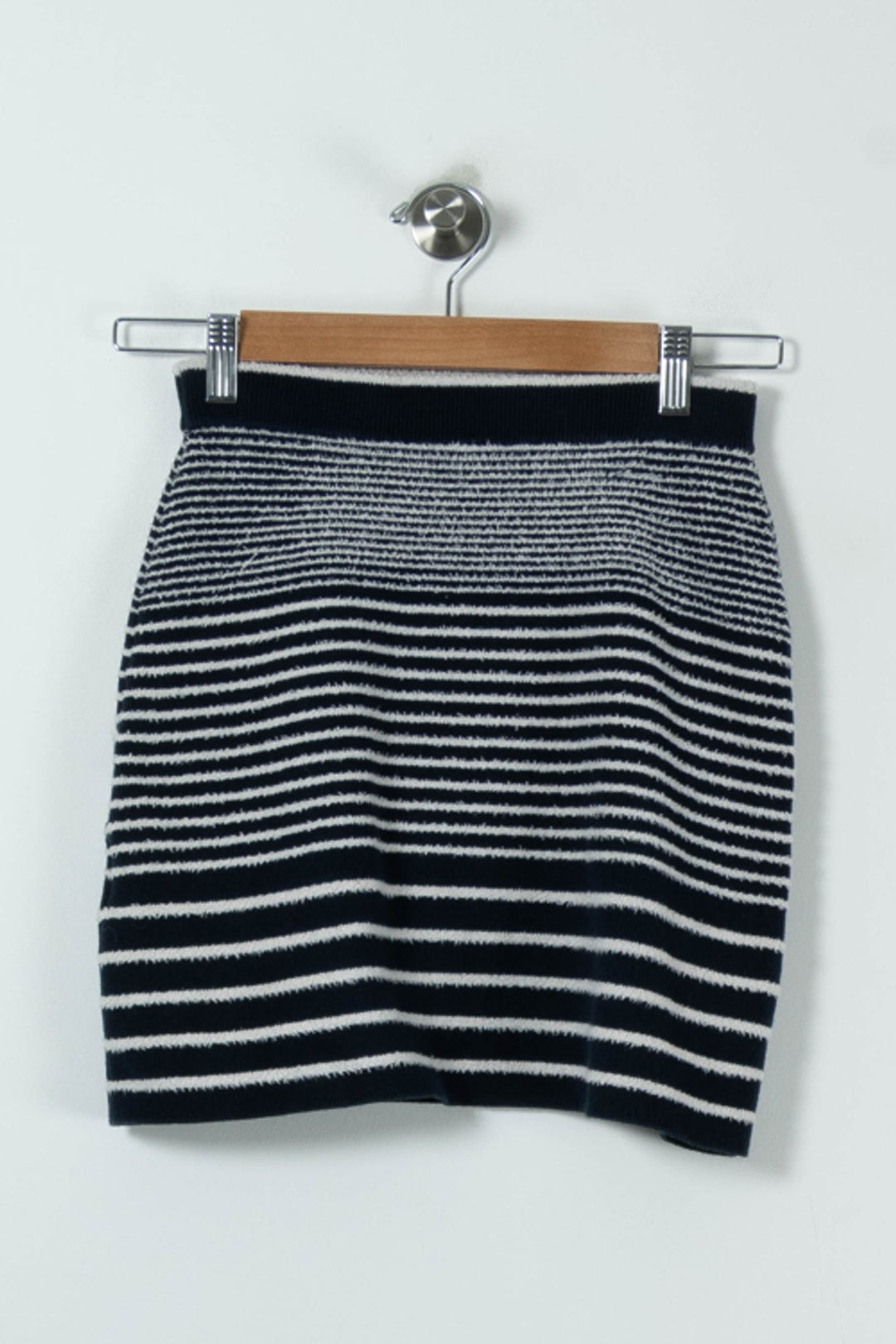 Jupe Courte Bleue et Blanche - Taille XS/34 de la marque Maje | PARAD87228 - Vendu par Paradigme - Image 4