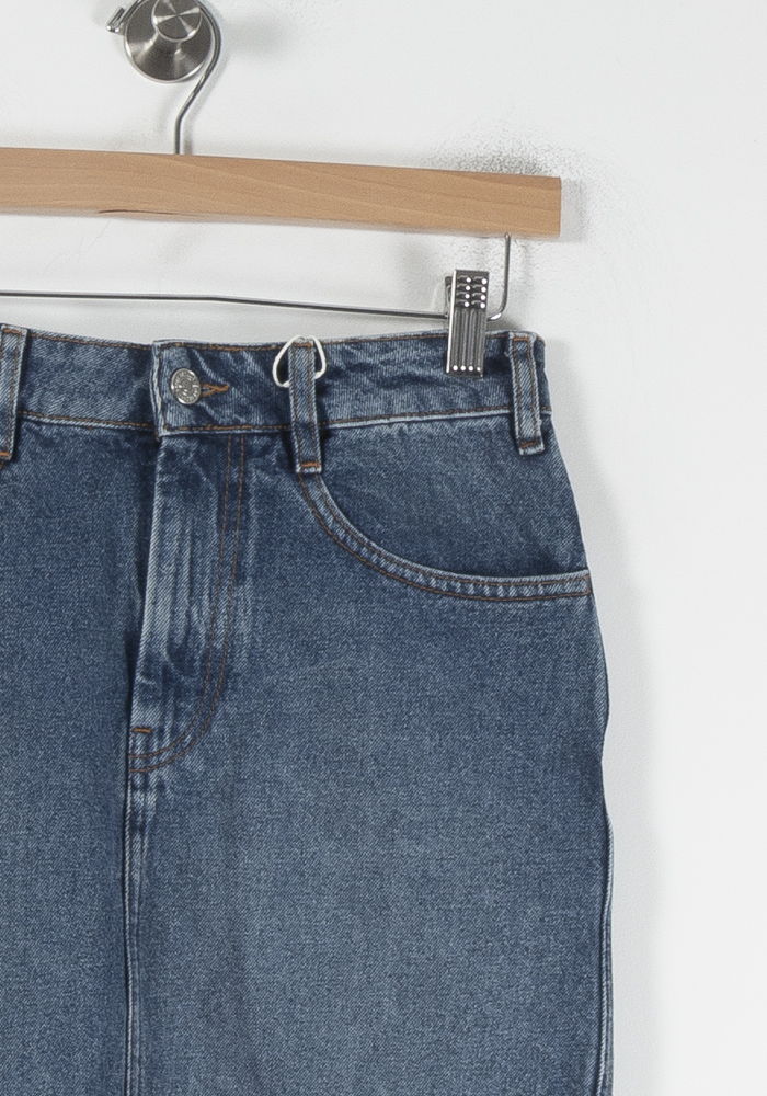 Jupe en Jean Bleue - Taille XS/34 de la marque Sézane | PARAD87229 - Vendu par Paradigme - Image 3